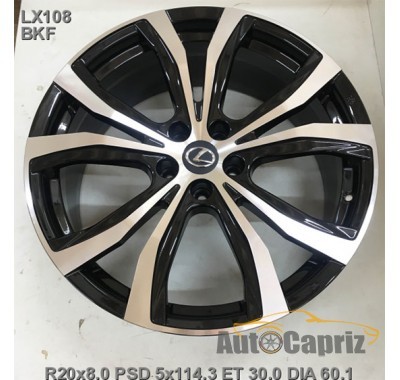 Диски Replay LX108 BKF R20 W8.0 PCD5x114.3 ET30 DIA60.1